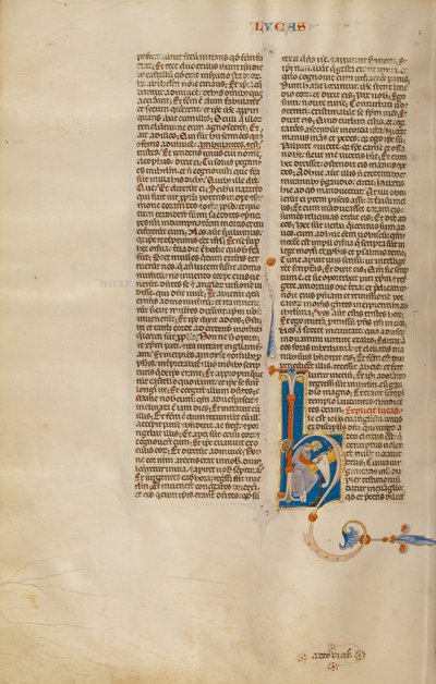 Initial H - Saint Jerome by Unbekannt Unbekannt